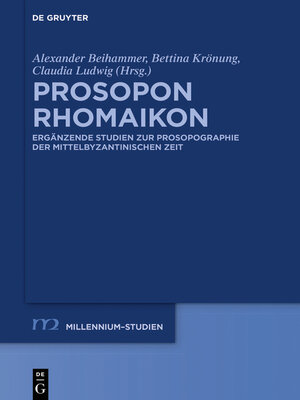 cover image of Prosopon Rhomaikon